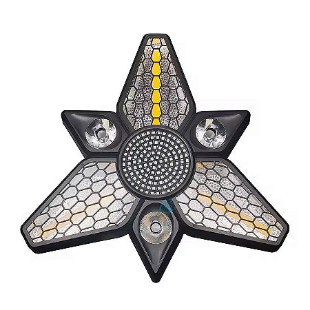 Canhão LED Triangulo 280w RGB Bivolt Três Folhas - 66008
