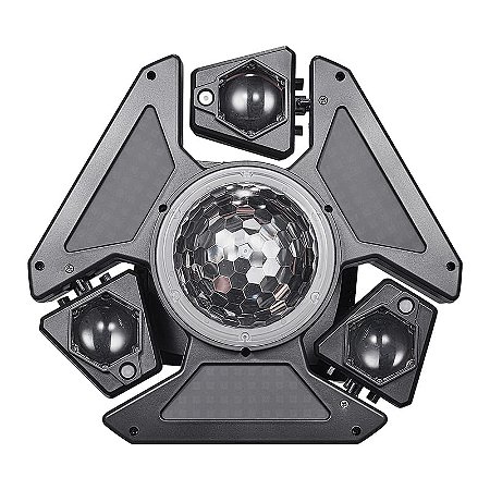 Strobo RGB 50w Profissional 3 Lentes Efeito Múltiplo - 81942