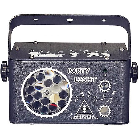 Luminária Projetor Bola Magic Led Rgb Laser 4 em 1 - 81930