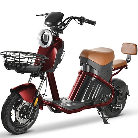 Bicicleta Scooter Elétrica 1000W X5 32km/h Vermelho - 81900