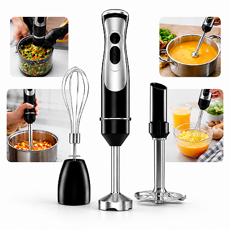 Mixer Elétrico Portátil 5 em 1 400W 8 Velocidades 110V - 82689