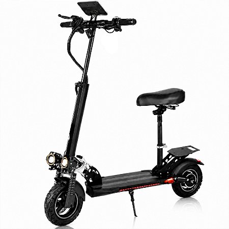 PATINETE ELETRICO DOBRÁVEL COM BANCO 500W 32Km/h - 81980