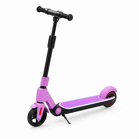 Patinete Elétrico 130W 24V 16km/h Dobrável Rosa - 82923