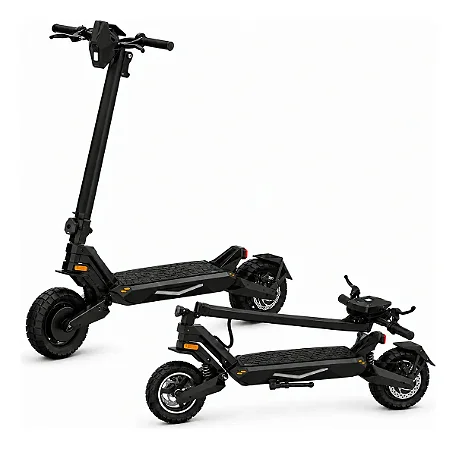 PATINETE ELÉTRICO COM AMORTECEDOR OFF-ROAD 800W PRETO - 82049