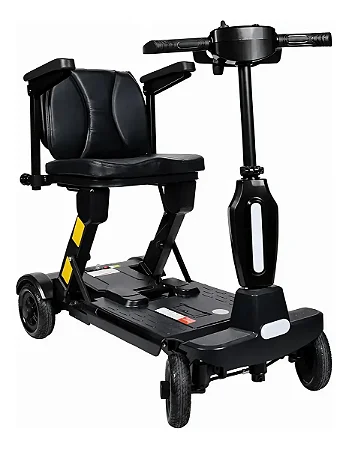 Scooter Motorizada 120kg Cadeira Elétrica Dobrável Idoso Preto - 82976