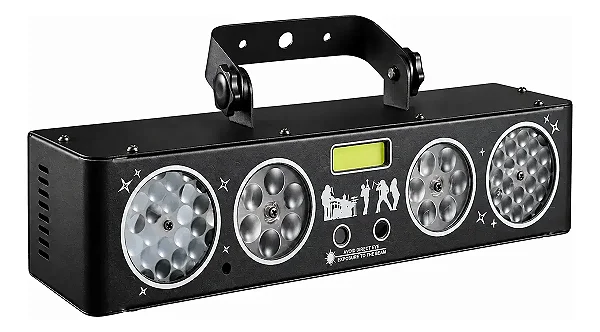 Luz Laser 6 Em 1 Holográfico 150W Para Festa Dj Palco RGB - 81574