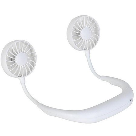 Ventilador de Pescoço com Bateria - Branco - 82882-4
