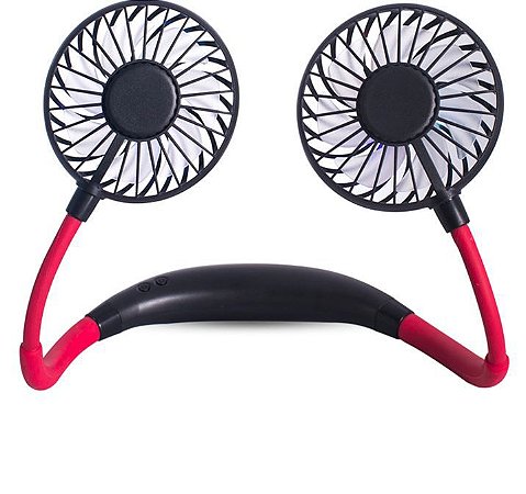 Ventilador de Pescoço M-8 - Vermelho - 82881-2