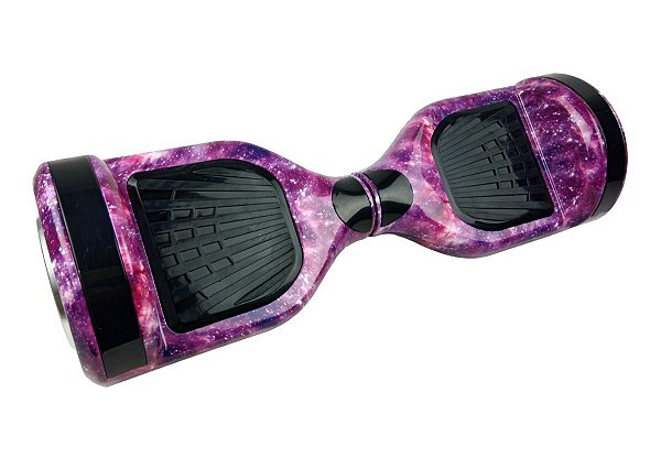 Skate Elétrico com Bluetooth Hoverboard de 6.5" Polegadas -  Bivolt - Pink Galaxy - 26987