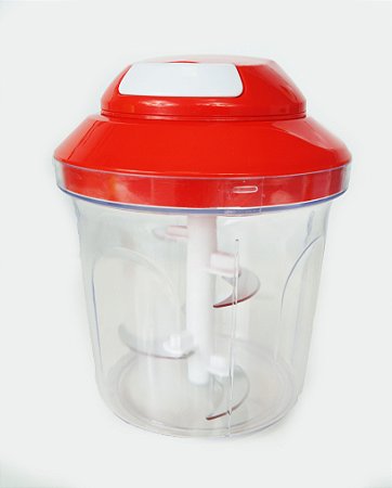 Multi Processador e Triturador Elétrico de Alimentos - 900mL - Vermelho - 82764-1