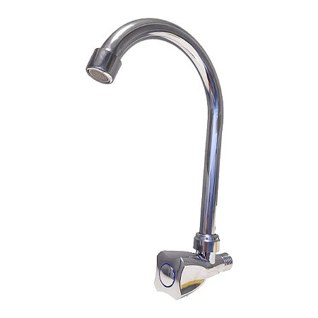 Torneira Cromada de Parede - Prata - 83054