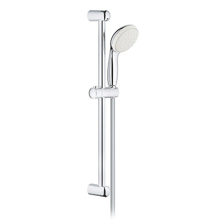 Conjunto De Ducha Manual Cromado com 3 Jatos e Barra Deslizante - 83063