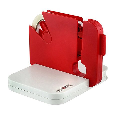 Seladora de Sacolas Plasticas com Fita Adesiva - Vermelho - 82503-1