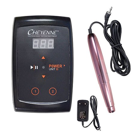 Dermógrafo Cheyenne Profissional Micropigmentação Micropigmentador - Rosa - 81918-1