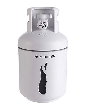 Umidificador De Ar Ultra-sônico Portátil - Tanque De Gás com Usb - Branco - 82783-1