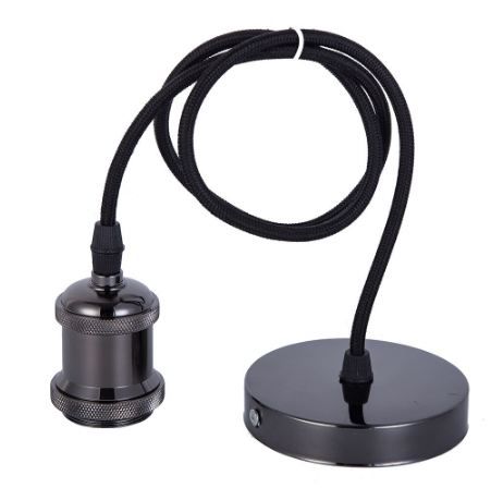 Luminária com Pendente  para Lustre - Retrô Industrial - 82732