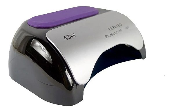 Cabine de Estufa Led UV para Unhas de 48w - Preto com Prata - 82375