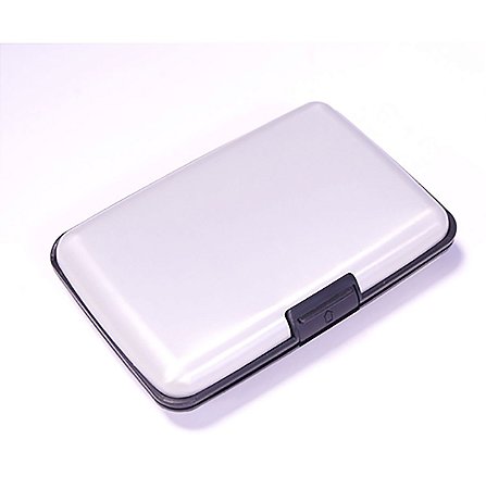 Carteira Porta Cartão - Prata - 80602