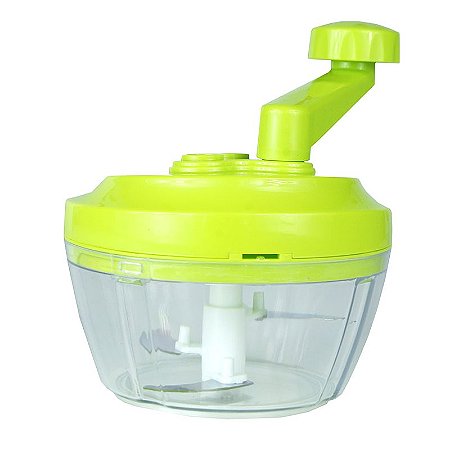 Processador e Triturador de Alimentos Mini Manivela - Verde - 82754