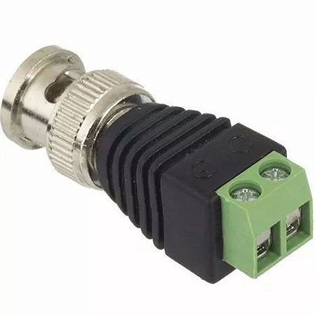 Plug Conector Borne BNC Macho para Câmeras CFTV - 81658