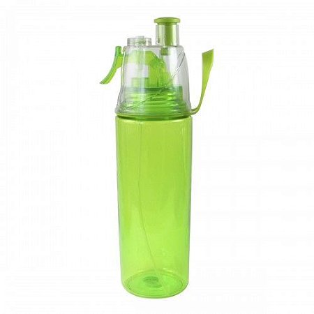 Squeeze de Água com Pulverizador de 600ml - Verde - 82944