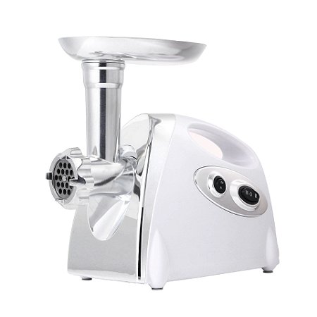 Moedor Elétrico De Carne Linguiça 2800 Watts 110v Completo Branco - 82910