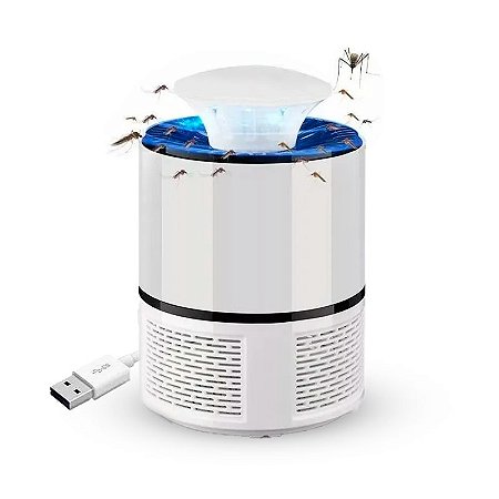 Luminária Ultra Violeta Mata Mosquito e Pernilongo - Branco - 82755-1