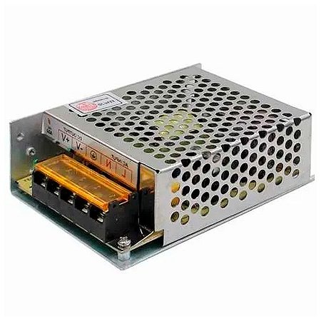 Fonte Chaveada 12v 5a 60w P/ Cftv Fita Led E Som Automotivo - 81848