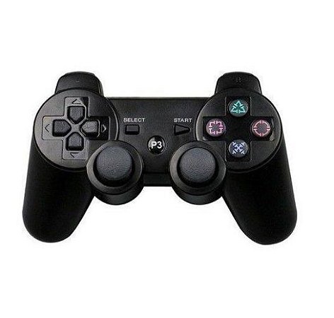 Controle de Ps3 Analógico com Vibração Sem Fio - Preto - 81356