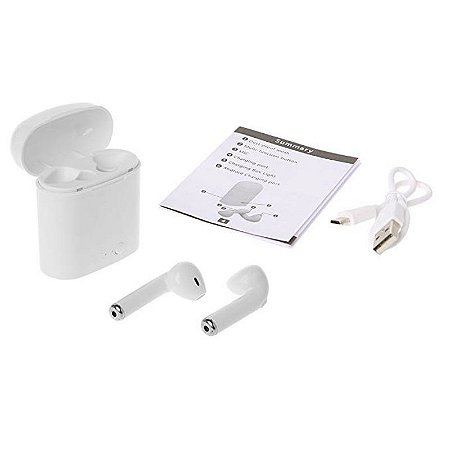 Fone de Ouvido via Bluetooth 10m Alcance Som Stereo - 82452