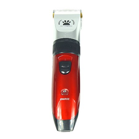 Maquina de Tosa para Pet  - Crooming Hair - Vermelha - 82925-1