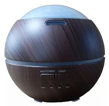 Aromatizador e Difusor de Aromas com Luminária Led de 7 Cores - Tabaco - 81756