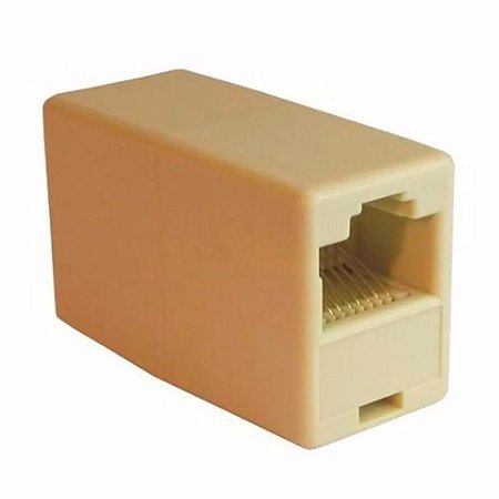 Emenda Rj45 Fêmea x Fêmea para Cabo de Rede Utp Pc - 81416