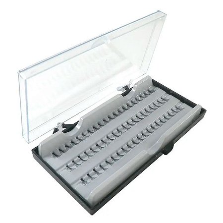 Cílios Postiços em Tufos Médios 10mm para Alongamento 60 unidades - 81623