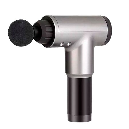 Pistola de Massagem Muscular Profunda - Prata - 83042-2