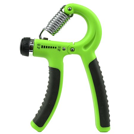 Hand Grip Ajustável 10 a 40kg Fortalece Mão e Antebraço - Verde - 82232-4