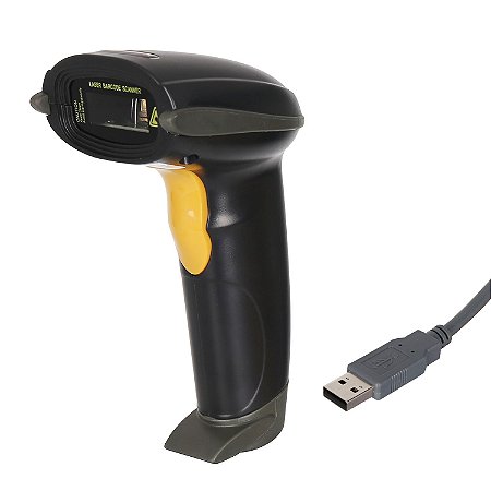 Leitor Código De Barras Boleto Laser Sem Fio Cabo Usb - 82562