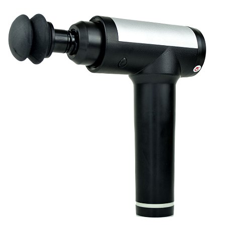 Pistola Massageadora Profissional Relaxamento Muscular - Prata - 82227