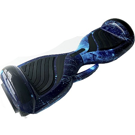 Skate Elétrico Hoverboard Original 6,5" Led com Alça - Cosmo Azul - 27065