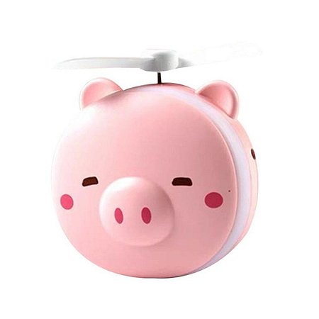 Mini Espelho de Led com Ventilador Portátil - Olho Fechado - 82977