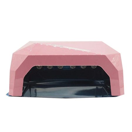 Unha De Fibra Gel - Cabine Estufa Uv Led Profissional Bivolt Rosa - 81780