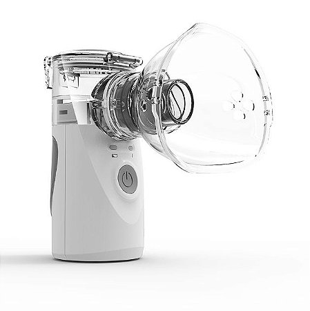 Inalador Nebulizer Mesh Ultra Portátil Mini Recarregável - Cinza - 83085