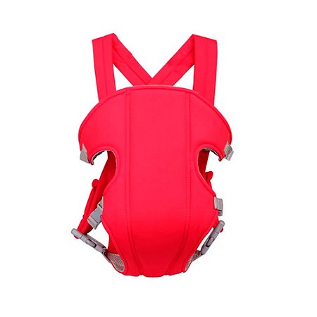 Suporte Canguru Para Bebê com 3 Posições Vermelho - 82200