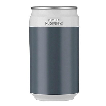 Aromatizador e Umidificador de Ar Led USB Bivolt Portatil - Preto - Cinza