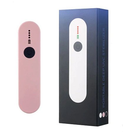 Esterilizador Lâmpada Uv Portátil Bactericida Desinfecção Rosa - 81227