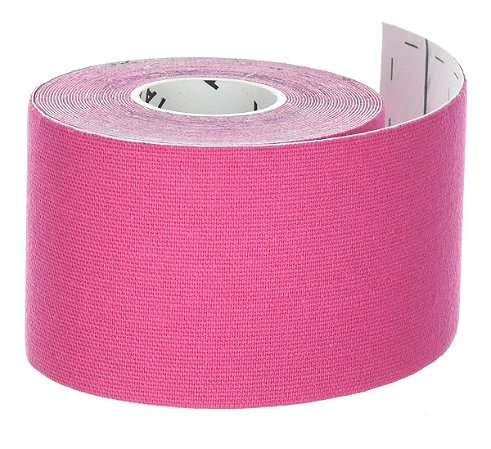 Bandagem Adesiva de Fita para Cinesiologia Muscular e Fisioterapia - Rosa - 83111-3