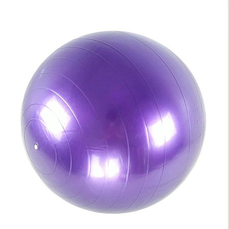 Bola Suiça Pilates 65cm Com Bomba Yoga Abdominais 150 A 200k Roxo- 81186