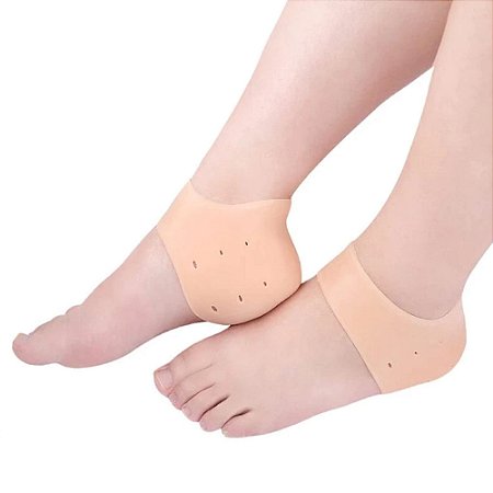 Par de Meia Silicone para Pés Calcanhar - 82529