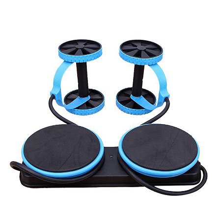 Aparelho Abdominal Multifuncional Azul Com Rodas - 82704-1