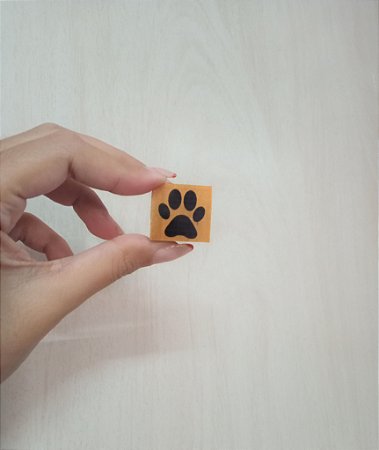 Mini carimbo - Pata de cachorro